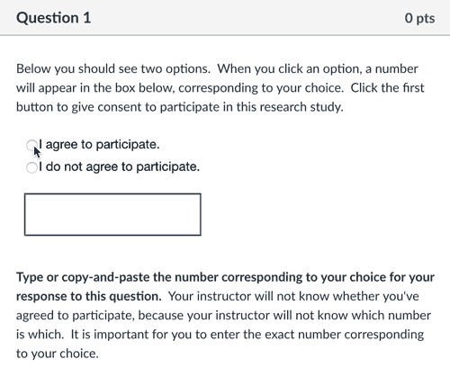 Animated Demo of Consent Form in Canvas Website